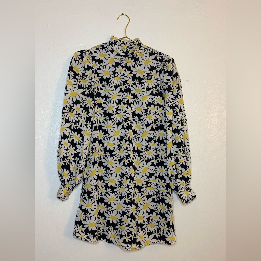 Smak Parlour Daisy Floral Long Sleeve Dress SMALL